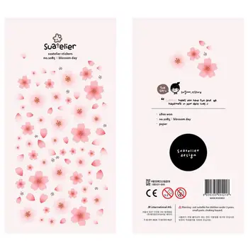

1 Pc beautiful blossom day Romantic Cherry Blossoms Decor Stationery Scrapbooking DIY Diary Album Stationery Stickers gift