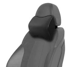 Кожаный Автомобильный подголовник подушка с эффектом памяти подушки для шеи для автомобильного сиденья массажер для головы подушка для отдыха шеи