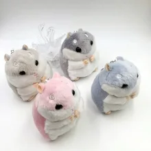 Стиль рекомендуемый милый хомяк плюшевый куклы игрушки-брелоки Сумочка с брелоком кулон поколение жира