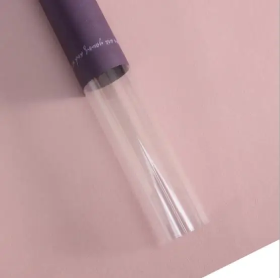 Pudding purple 200 шт 31*51 см один цветок мешок цветной бумажный цветок одежда рубашка обувь подарок ремесло рулон упаковочный бумаги вина оберточная бумага - Цвет: Pudding purple