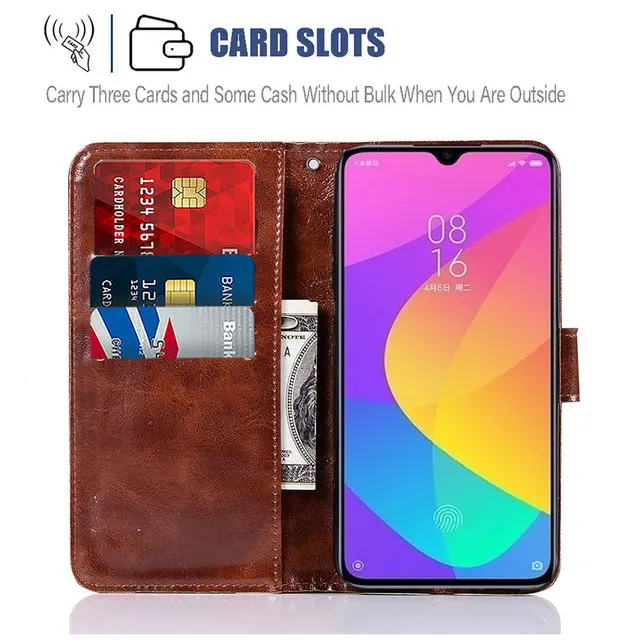 Роскошный Мраморный Ретро флип-чехол для Xiaomi mi 9 Lite, кожаный силиконовый чехол 360, защитный чехол для Xio mi 9 Lite, чехол mi 9 Lite Funda