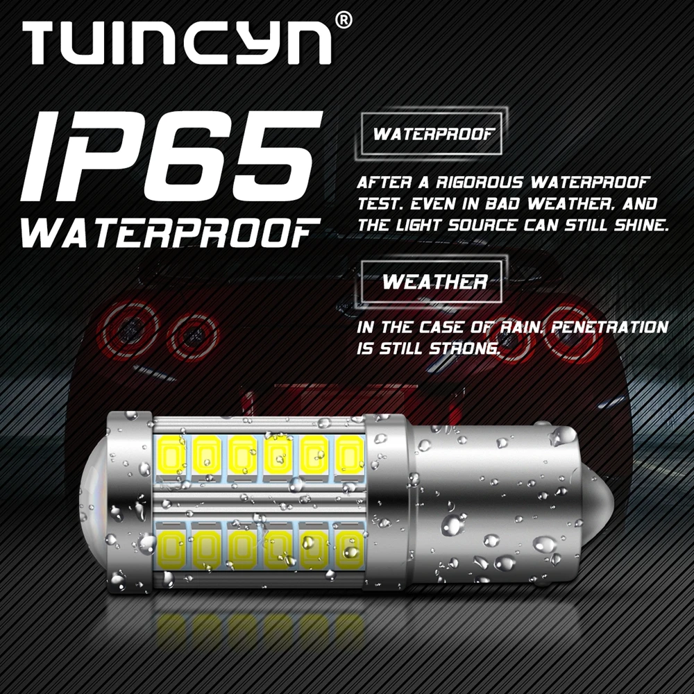 

1pcs 1156 LED Bulb White Brake Light Bulb p21w BA15S Turn Signal Light Back Up Reverse Light Tail Parking Light RV Lamp DC 12V