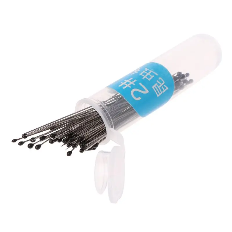 

100 Pieces Insect Pins Specimen Pins Stainless Steel with Plastic Box for School Lab Entomology Dissection B95B