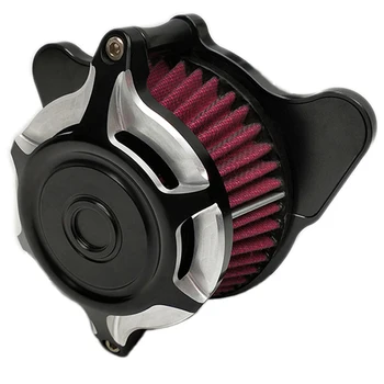 

Motorcycle Parts Air Cleaner Intake Filter System Moto Air Filter Kits For Harley XL Sportster 1991-2014 2015 2016 2017 Aluminum