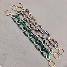 

31cm Acrylic Bag Chain Bag Strap Removable Bag Accessories Women's High Quality Chain For Bags Purse Chain Bag Handle 2021