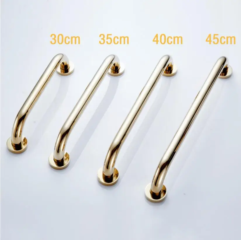 Vidric Bathroom armrest brass bathroom handle bathtub armrest handrail Grab Bar Gold Hand bar Safety bar