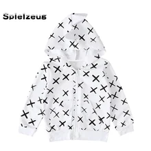 Осенняя одежда для маленьких детей для маленьких мальчиков и девочек детская одежда с капюшоном, блузка с длинным рукавом мультфильм 3D куртка с принтом "динозавр" топы, одежда на молнии для маленьких мальчиков Одежда для детей# g4