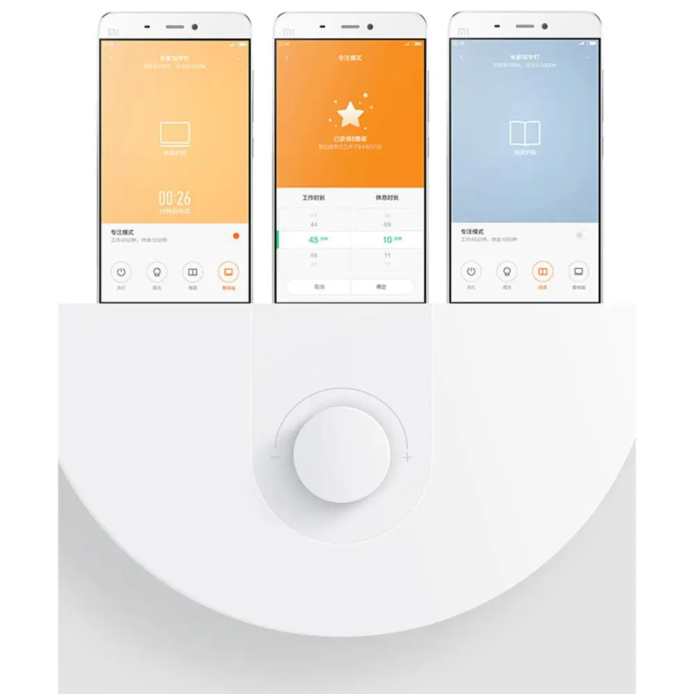 XIAOMI MIJIA Mi настольная лампа светодиодный смарт-настольные лампы для учебы чтения офисный Настольный светильник портативный складной прикроватный ночной Светильник управление через приложение