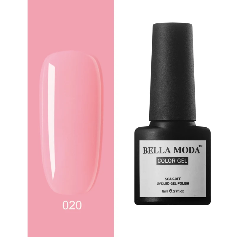 BM-SB-020 BELLA MODA 8 мл замачиваемый УФ-гель для ногтей Дизайн ногтей гель для украшения лака Гель-лак - Цвет: BM-SB-020