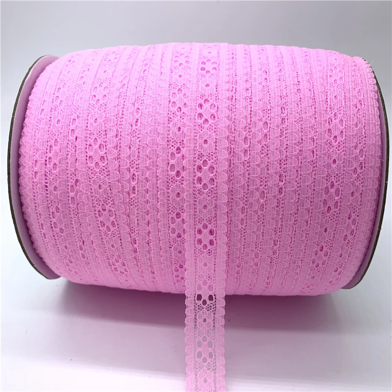 Pink 5 ярдов 20 мм кружевная лента ручной работы вышитая кружевная отделка Лента ручной работы кружевные украшения DIY швейная ткань французская кружевная ткань - Цвет: Pink