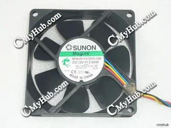 

For SUNON MF80201VX-Q000-S99 DC12V 3.84W 8020 8CM 80mm 80x80x20mm 5Pin Cooling Fan