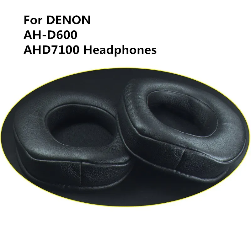 

Sheepskin Replacement earpads Ear pad Cushion Cover Pillow For DENON AH-D600 AHD7100 Headphones Top Quality Protein Leather