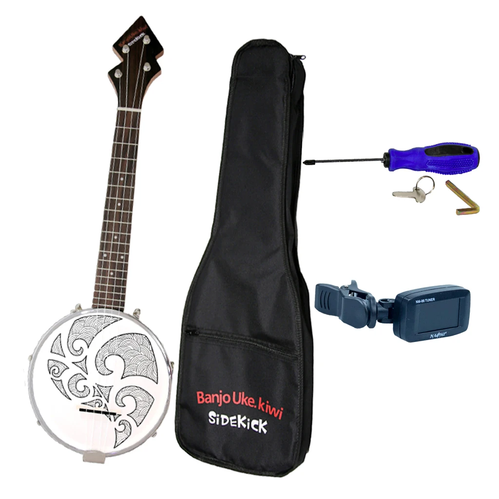 Banjolele 4 струны банджо укулеле 26 дюймов с Gig Bag тюнер 70x25x13 см