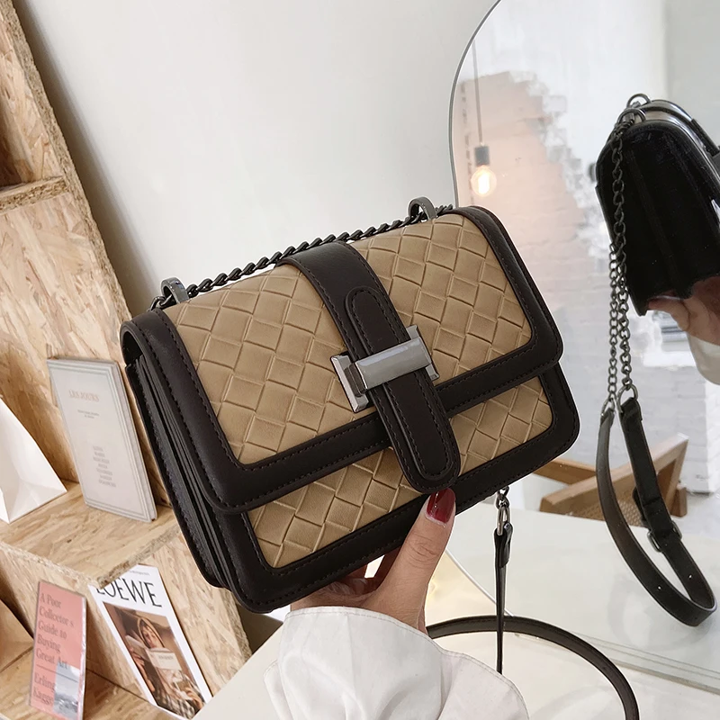 

2020 New High Quality Pu Leather Designer Handbags Large Capacity Shoulder Strap Messenger Beautiful Female Bag