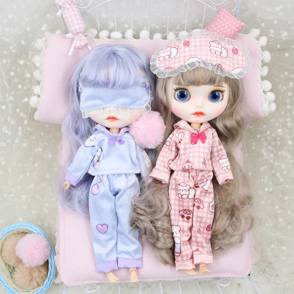 Neo Blythe Doll Nightwear with Sleep Mask 3
