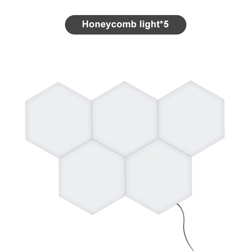 Modern Creative LED Night Lights Magnetic Honeycomb Touch Quantum Modular Touch Sensitive Lighting  Indoor Decor Night Lamp Gift best night light Night Lights