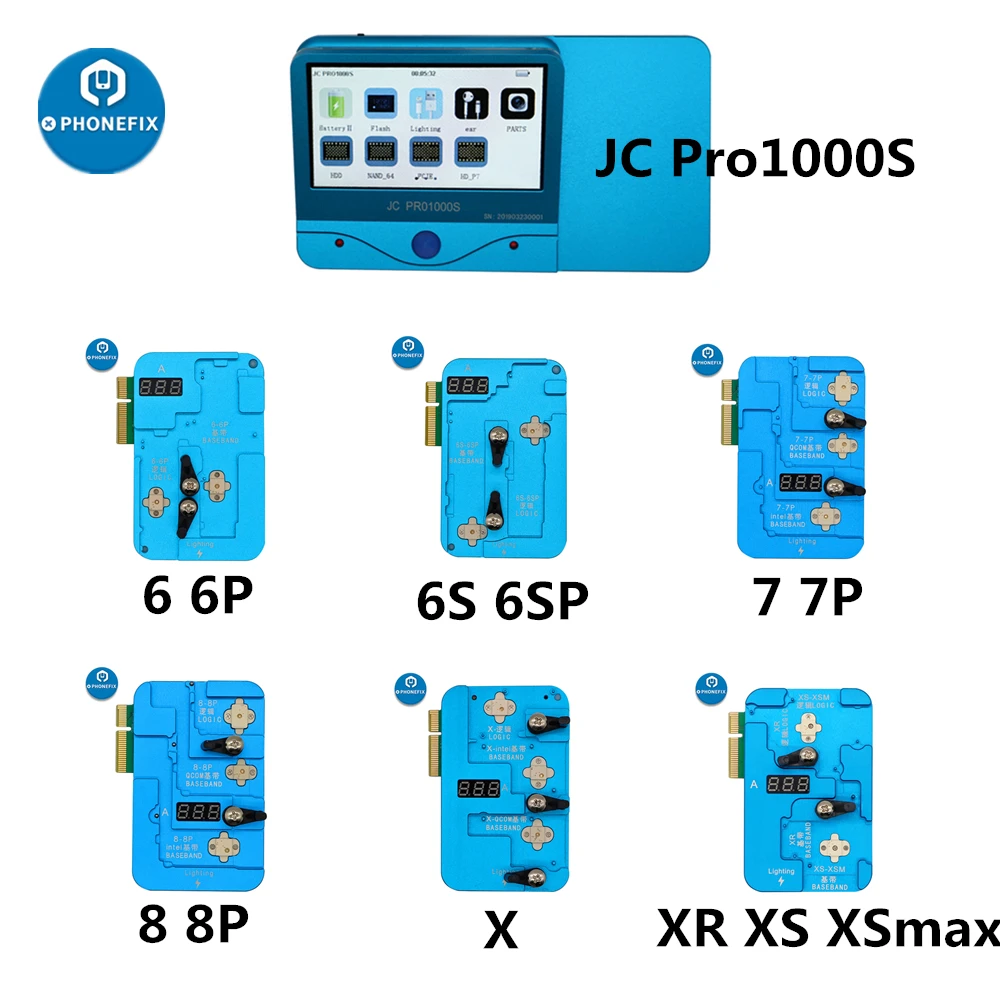 JC PRO1000S Baseband Logic EEPROM IC Read Write Repair Tool тестер материнской платы для iPhone X XS Max 8 7 6 6S Plus Инструменты для ремонта