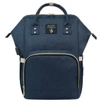 

Baby Diaper Bag Smart Organizer Waterproof Travel Diaper Backpack With Usb Changing Comfortable Shoulder Strap