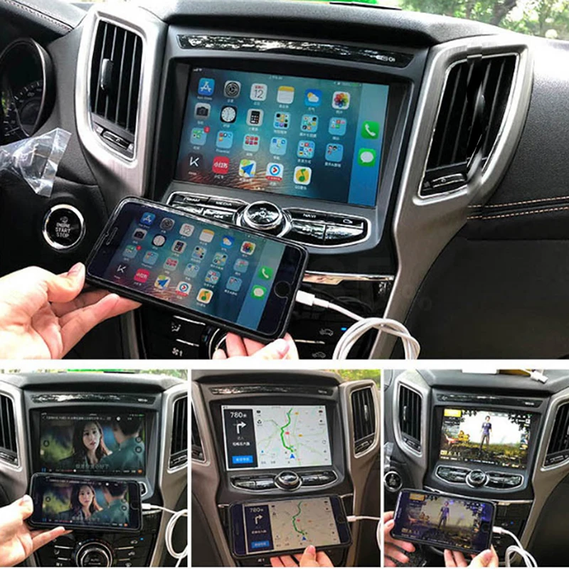 USB CarPlay адаптер для Android автомобильное головное устройство 1 подключи и играй для сенсорного экрана