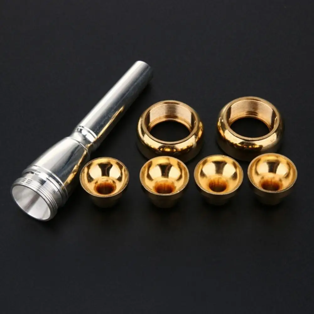 4 Size Professional Trumpet Mouthpiece Accessories for 3C 5C 7C 1-1/2C Nozzle Trumpet trumpet instrument trumpet mouthpiece remover