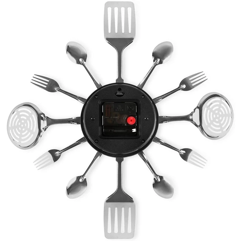 Large Kitchen Wall Clocks with Spoons and Forks Wall Clock Creativ Tableware Wall Clock wall clock