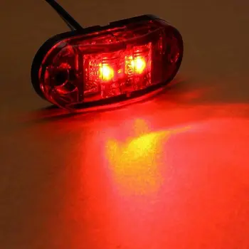 

Lorry Side Marker Light Pickup 500LM 10-30V 20pcs/Set 2LED Red Trailer