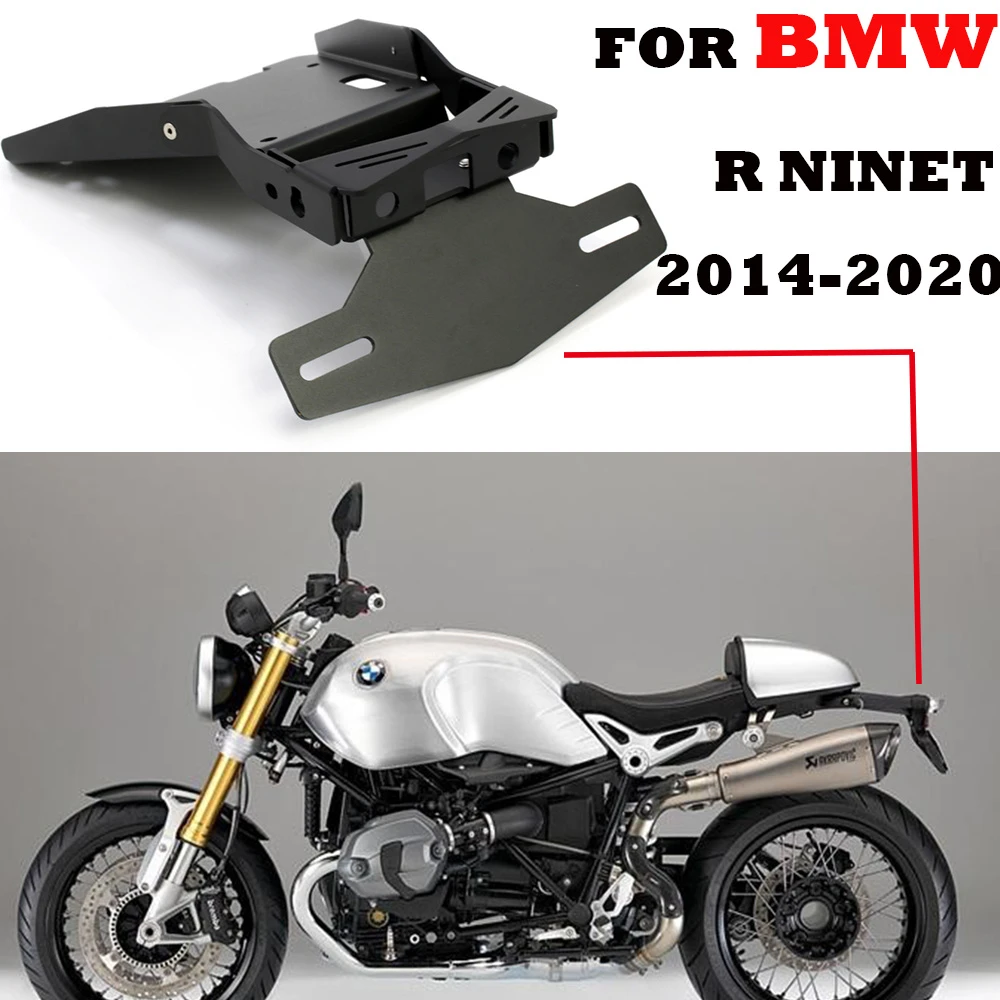 For Bmw R Ninet Nine T 9t Racer Scramble Urban R9t 2014-2019 Motorcycle  Tail Mount License Plate Bracket Rear Holder Accessories - Covers   Ornamental Mouldings - AliExpress