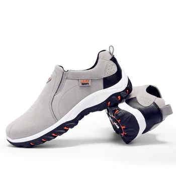 

2020 Spring Summer Slip-On Out Door Loafers Sneakers For Men Shoes Breathable Suede Male Footwear Walking Comfortable Footwear