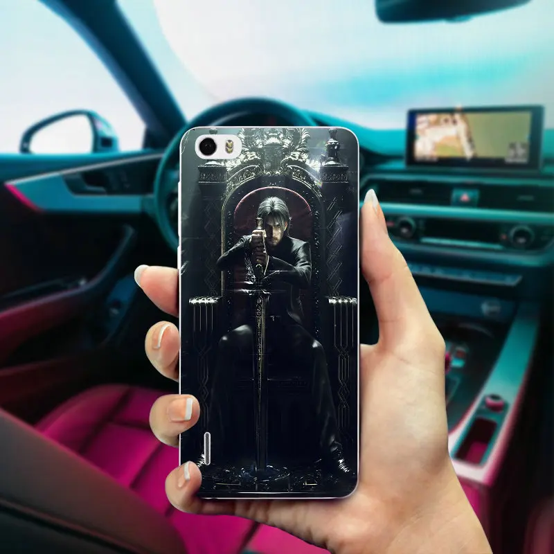 Picture 6 Мягкие чехлы для телефонов huawei P20 P10 P9 P8 Lite mate 10 Pro Y5 Y6 II Y7 Honor 6X7X9 Lite Final Fantasy Noctis and Puppy XV Art - Цвет: Picture 6