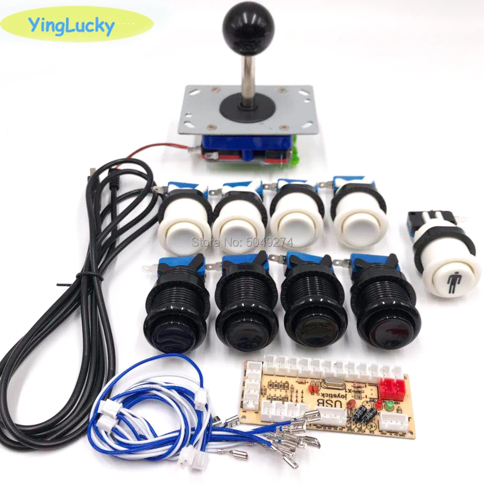 Kit Joystick Arcade USB Per PC E Raspberry Pi - 2 Joystick, 20 Pulsanti, Encoder Zero Delay - Foto 9