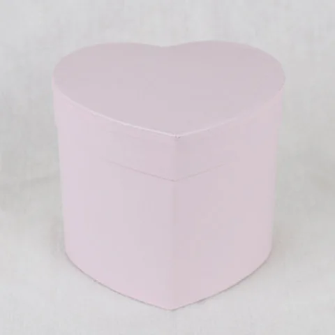 Pink 15x15x13cm День Святого Валентина ведро в форме сердца ведро квадратная Цветочная коробка круглый сплошной цвет подарочная коробка Хэллоуин Рождество свадебное украшение - Цвет: Pink 15x15x13cm