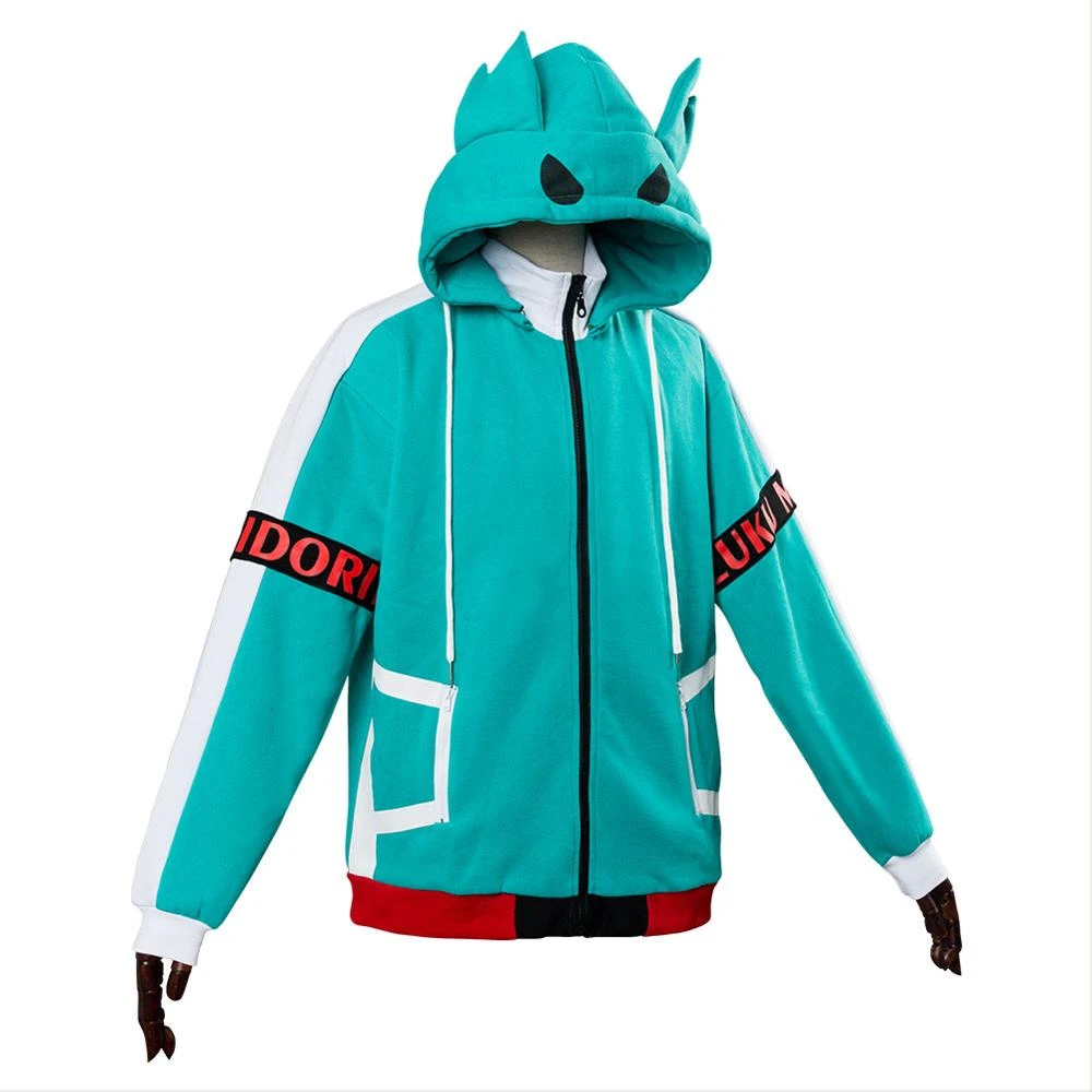 Sudadera con capucha de Hero Academia para hombre, disfraz de Anime, Boku no Hero Academia, Midoriya, Izuku, uniforme escolar, de abrigo| Sudaderas con capucha sudaderas| - AliExpress