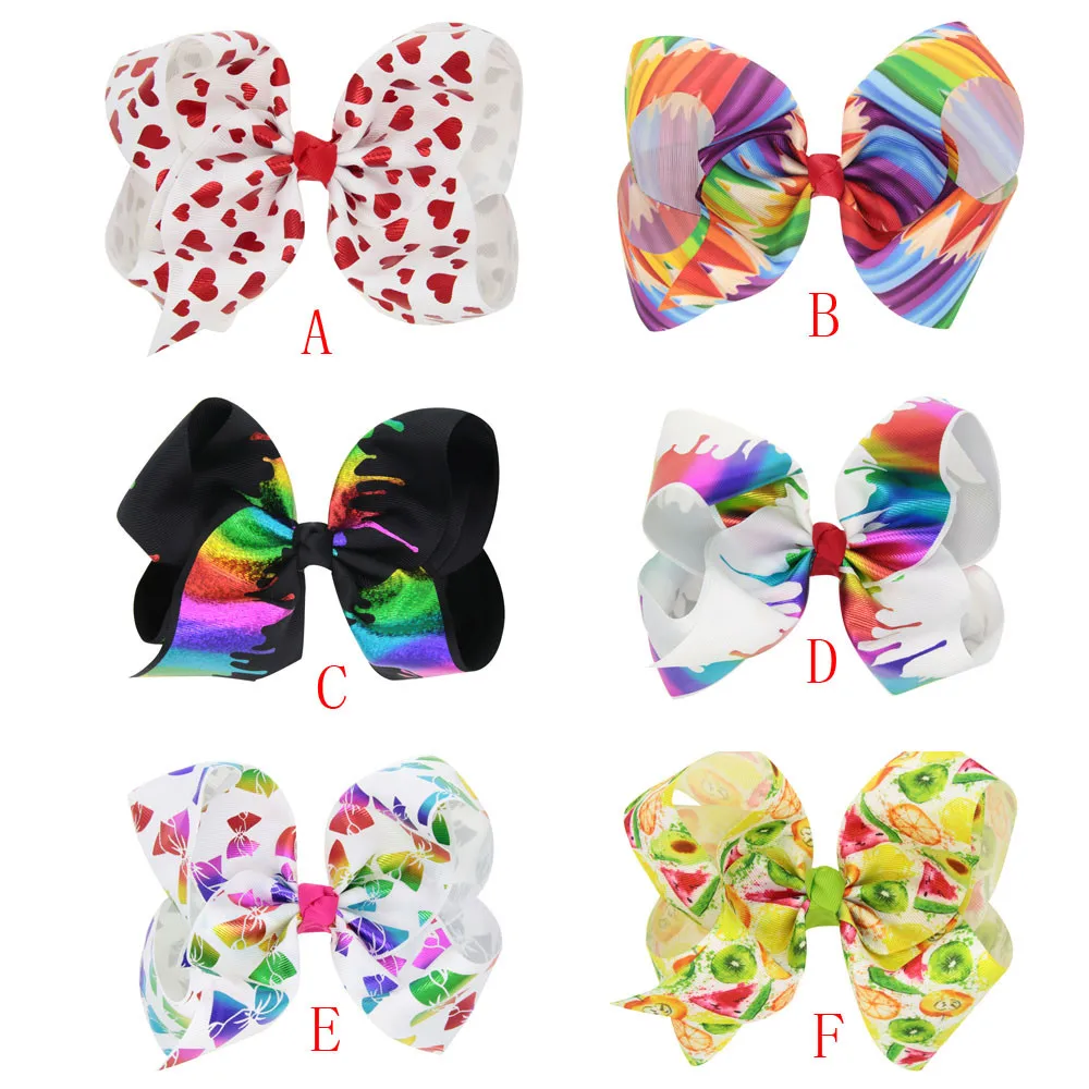 2020 Lovely Baby Girls Oversized Bow Hair Clip Style baby Hair Clips Headwear Children Cute Hairpins Hair Accessories