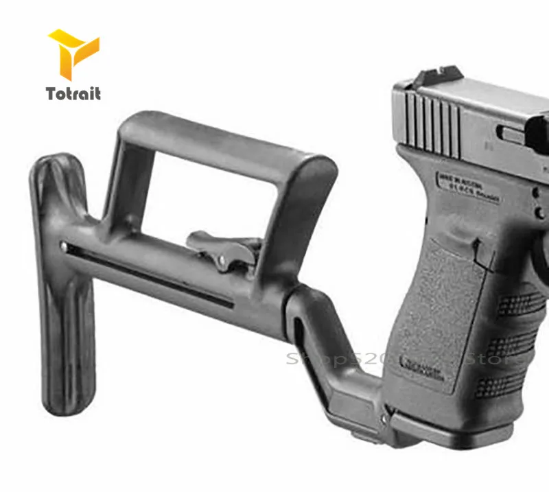 

Telescopic Airsoft Auxiliary Tactical Adapter Hunting Plastic Holsters PracticalDurable Competitive Competition for glock