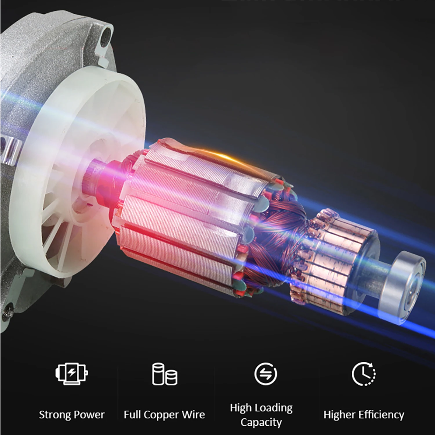2100 Вт Электрический Бетономешалка мешалка 6 Скорость портативный