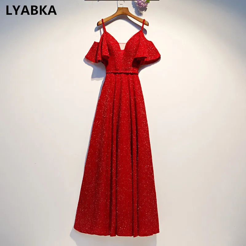 Красное вечернее платье Robe De Soiree высокое качество для выпускного вечера
