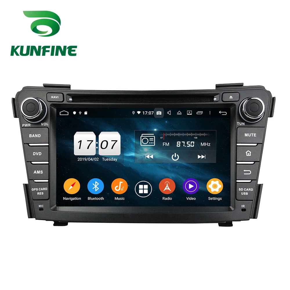 Мультимедийный плеер для Hyundai I40 Android 9 0 8 ядер 4 Гб ОЗУ 64 ПЗУ DVD GPS навигация