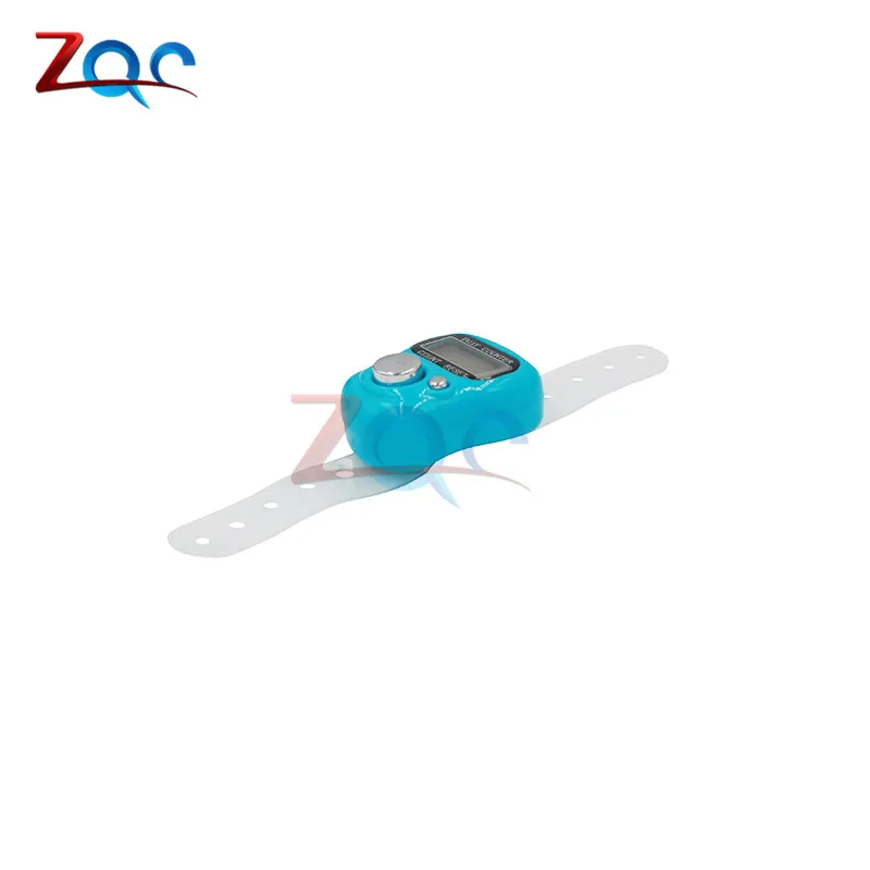 Portable Electronic Digital Counter Mini LCD Hand Held Finger Ring Tally Counter Stitch Marker Plastic Row hand tally counter electronic counter