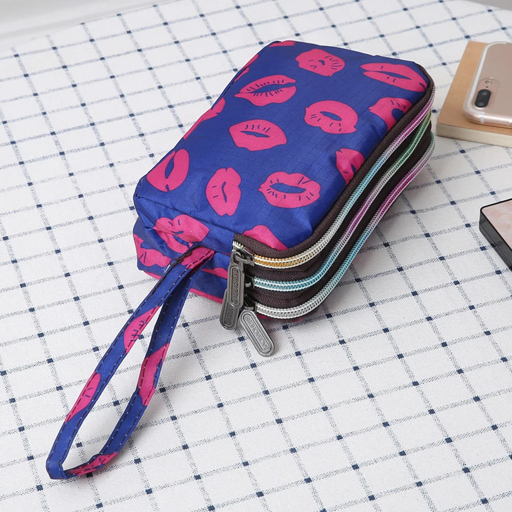 Женские кошельки, тканевый водонепроницаемый кошелек для телефона, кошельки, браслет, чехол, сумочка, клатч, косметичка, косметичка - Цвет: F