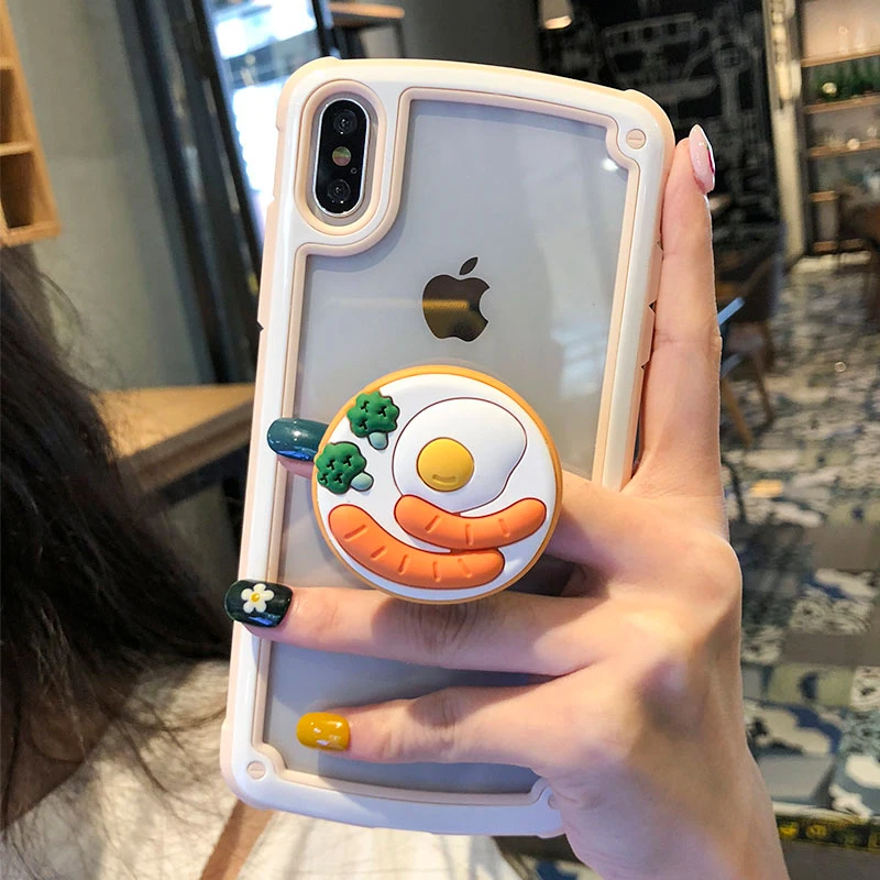 Для iphone XS Max X XR Sailor moon sakura melody полное покрытие Броня чехол для iphone 11 pro 8 plus 7 6S противоударный чехол+ подставка - Цвет: Серебристый