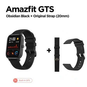

Newest Amazfit GTS Smartwatch Strap Global Version Huami Electroni GPS Positioning Running Heart Rate 5ATM Waterproof Smartwatch