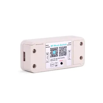 

AC 100-240V 10A Smart Bluetooth APP Remote Control ON/OF Wireless Switch Controller for LED Light Fan Smartphones