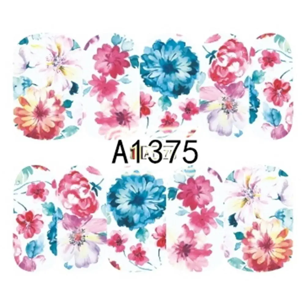 

Manicure Slider Nail Art Tips Decorations Decals 3D Embossed Nail Sticker Flower Adhesive DIY