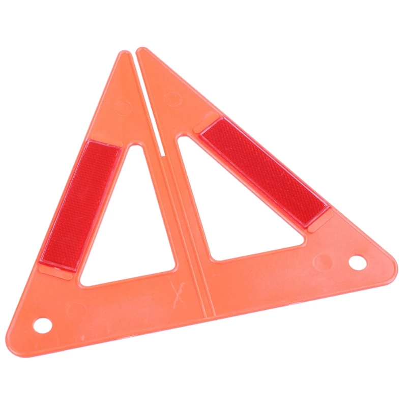 Promotion-Car Emergency Breakdown Warning Triple-cornered Sign Red Reflective Safety Hazard Travel in