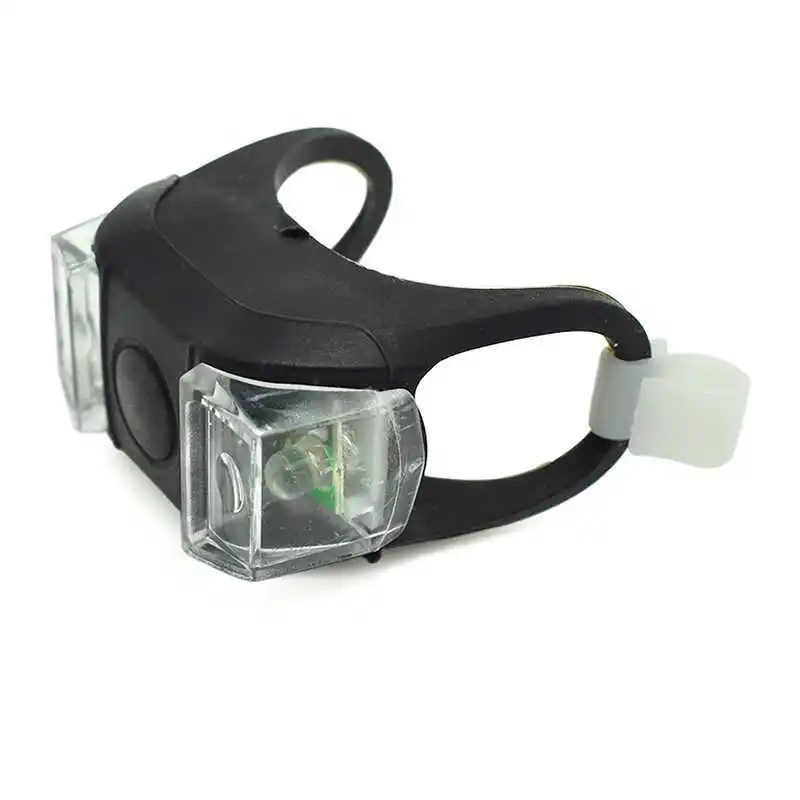 

Bicycle Front Light Silicone LED Head Front Rear Wheel Bike Light Waterproof Cycling With Battery Bicycle Accessories Bike Lamp