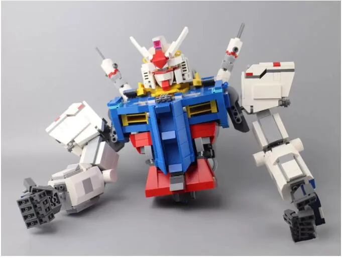 Робот Гандам MOC мобильный костюм Gundam основатель Модель Набор RX78-2 статический 1: 60 Модель Строительный блок 3500 шт. кирпичи игрушки подарок