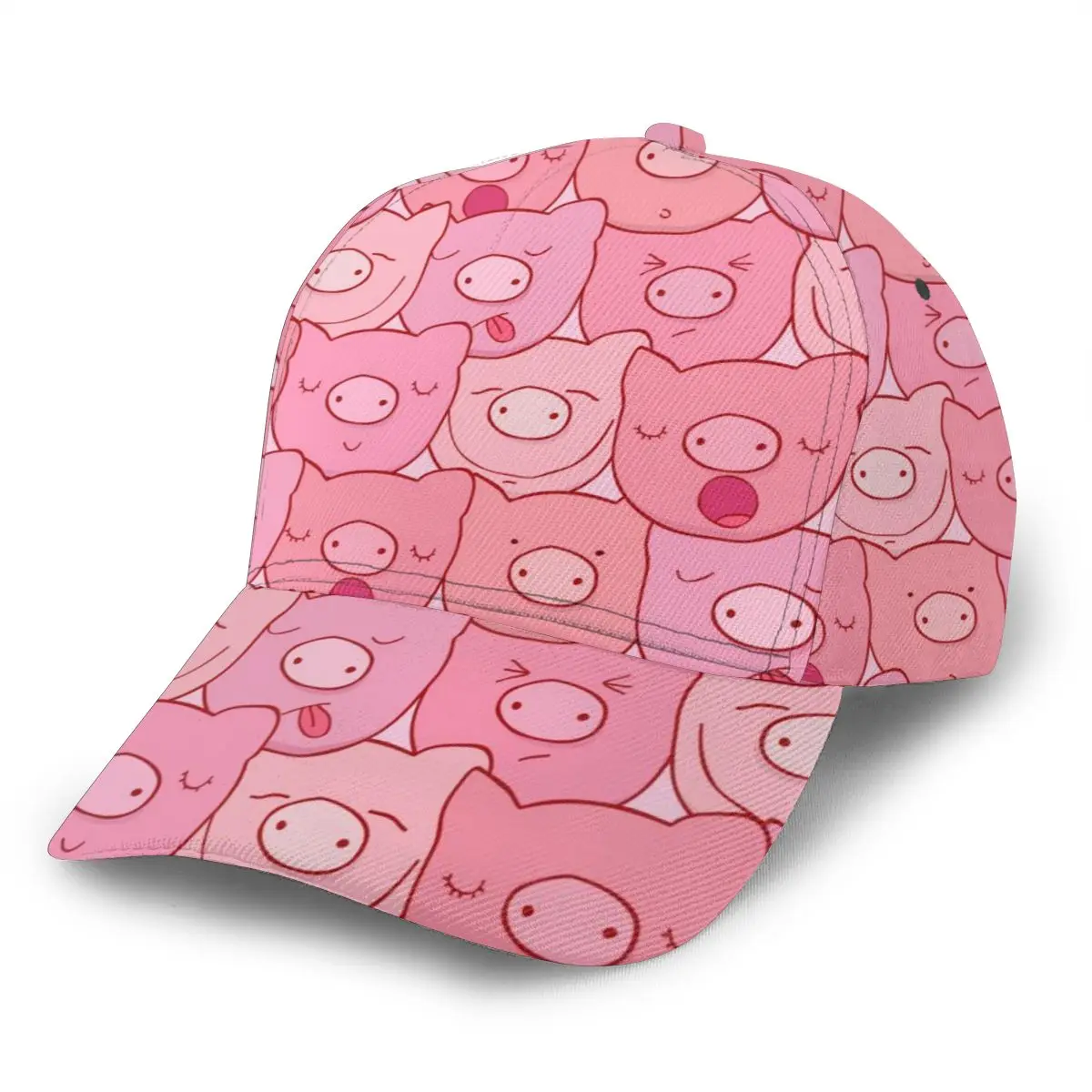 2020 New Baseball Cap Fishing Caps Men Outdoor Hunting Hat Hiking Pink Muzzles Of Piglets | Аксессуары для одежды