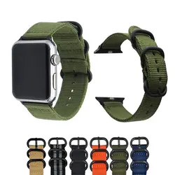 Нейлоновое покрытие умный ремешок для часов для Apple Watch ремешок для iwatch серии ремешок 38 мм/42 мм браслет ремешок
