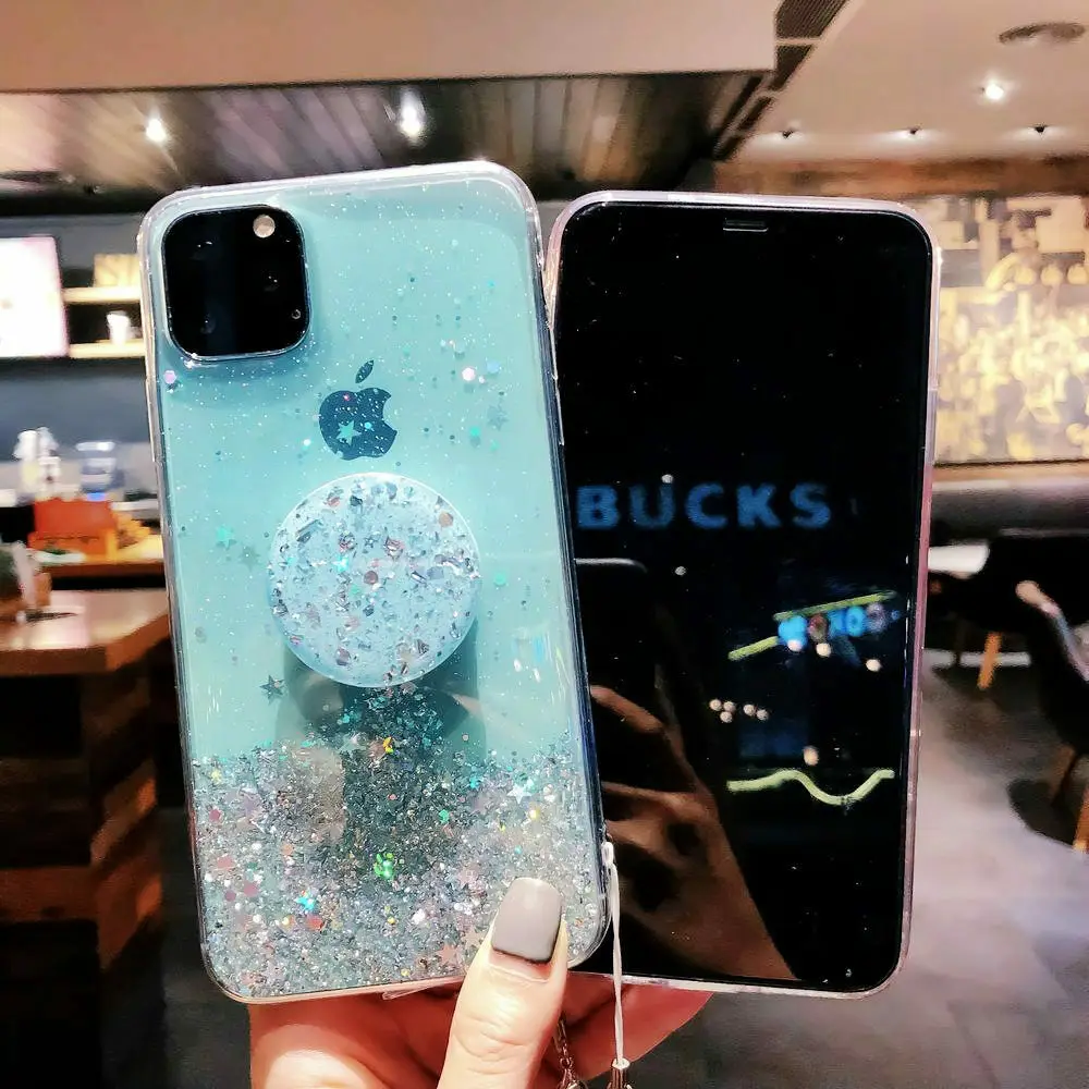 Unique Glitter Case for iPhone SE (2020) 45