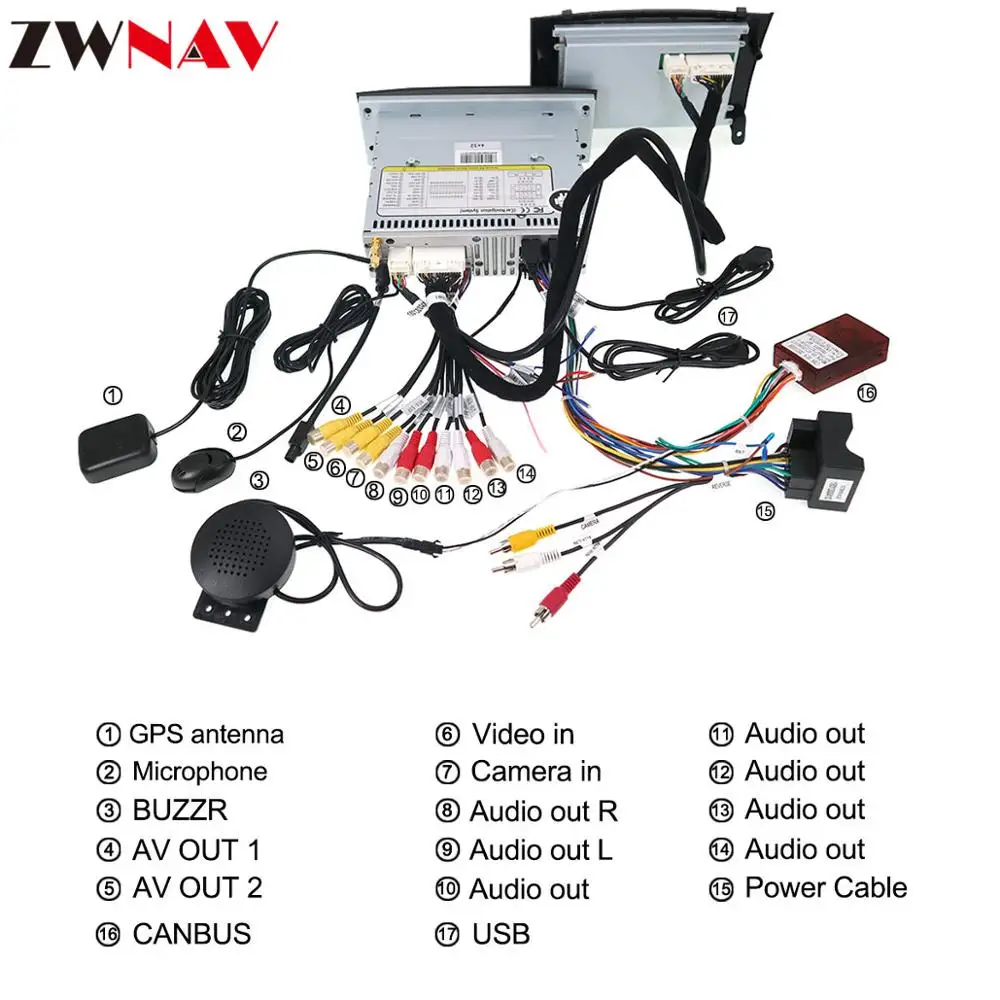 Top Android 9.1 Auto Glonass GPS Navi Car DVD Stereo for Peugeot 407 2004-2010 auto radio type recorder Multimedia player Head unitA 4